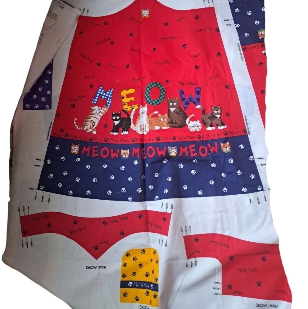 The Panel Place Fabric Traditions simplicity little girl's jumper pattern cats